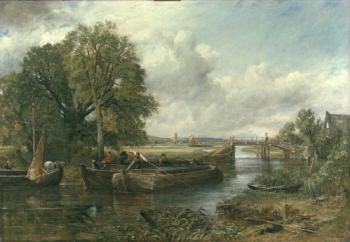 John Constable : A View On The Stour Near Dedham II